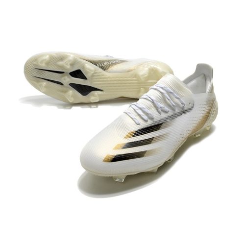 fodboldstøvler adidas X Ghosted.1 FG Inflight - Hvidguld Sort_5.jpg
